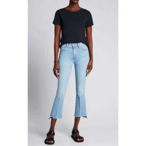 MOTHER The Insider Crop Step Fray in Hold My Hand